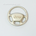 Mini Car Steering Wheel Zinc Alloy Metal Keyring